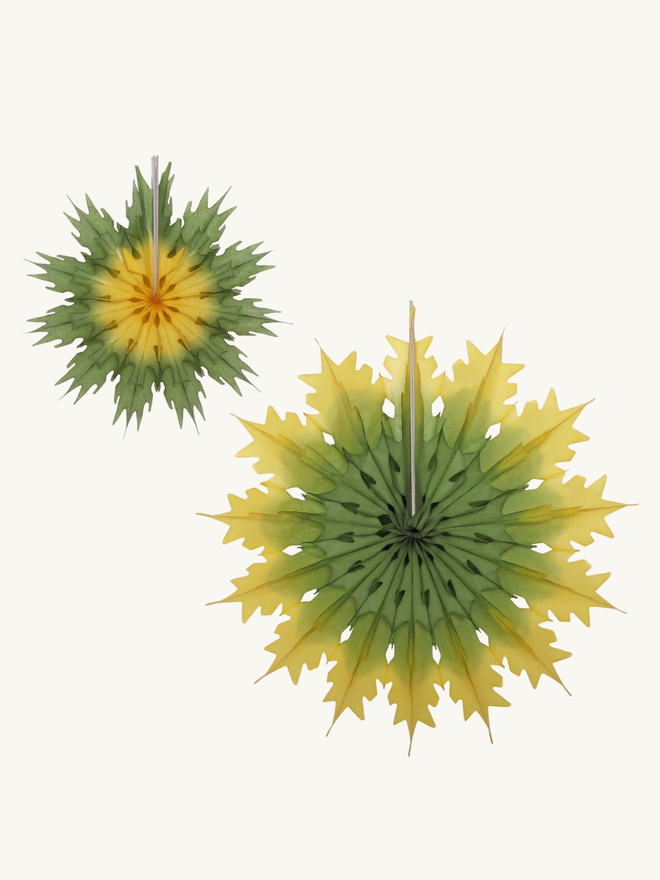 Classic duo snowflake paper decoration