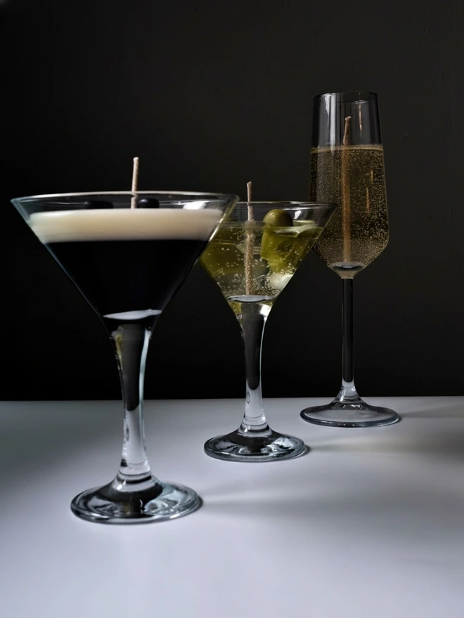 Cocktail candles
