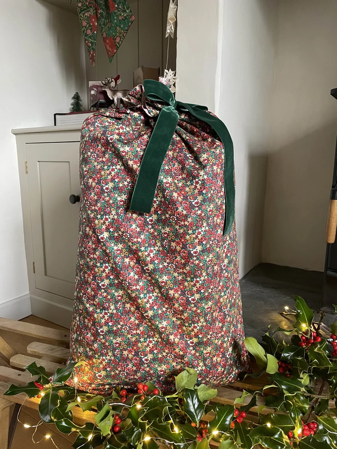 Emma Etoile Liberty Print Christmas Gift Sack