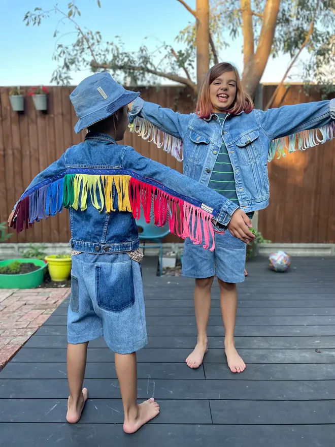 Upcycled Vintage Denim Jacket