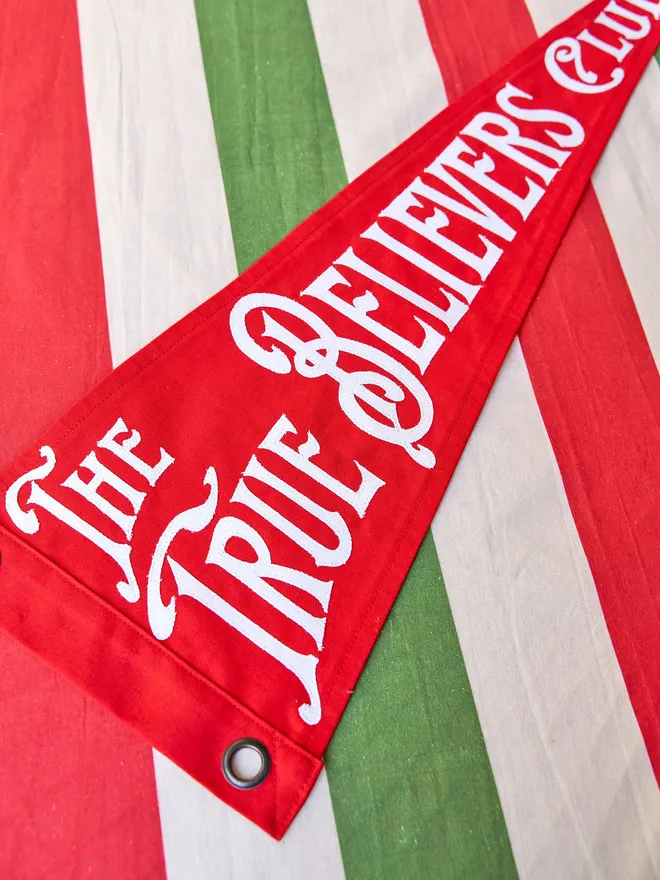 The true believers club pennant