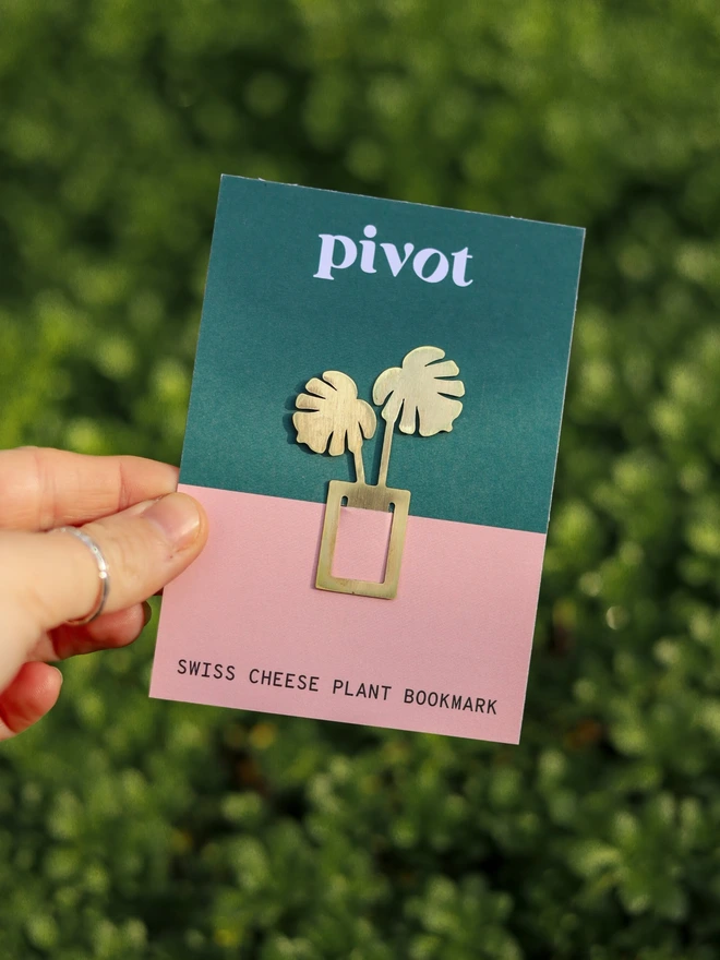 Brass Houseplant Bookmark