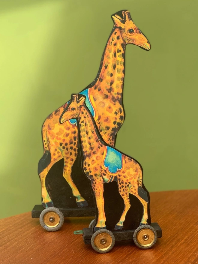 Circus Giraffe On Wheels