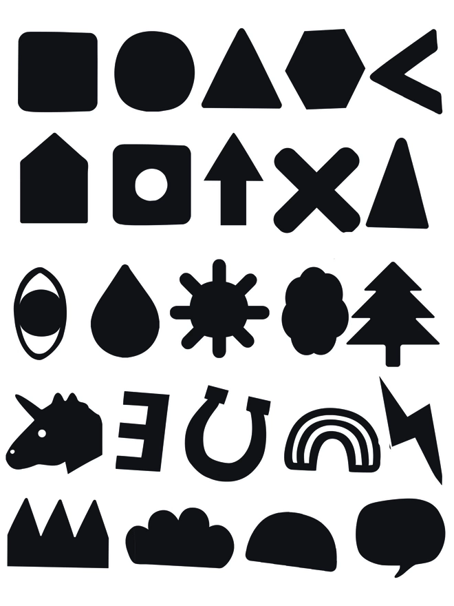 Stamp shapes graphics
