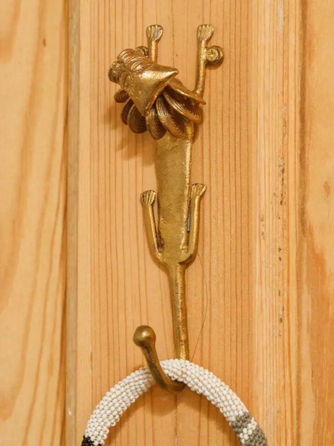 lion brass hook