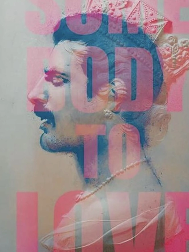 'Somebody to Love' Freddie Mercury Art Print