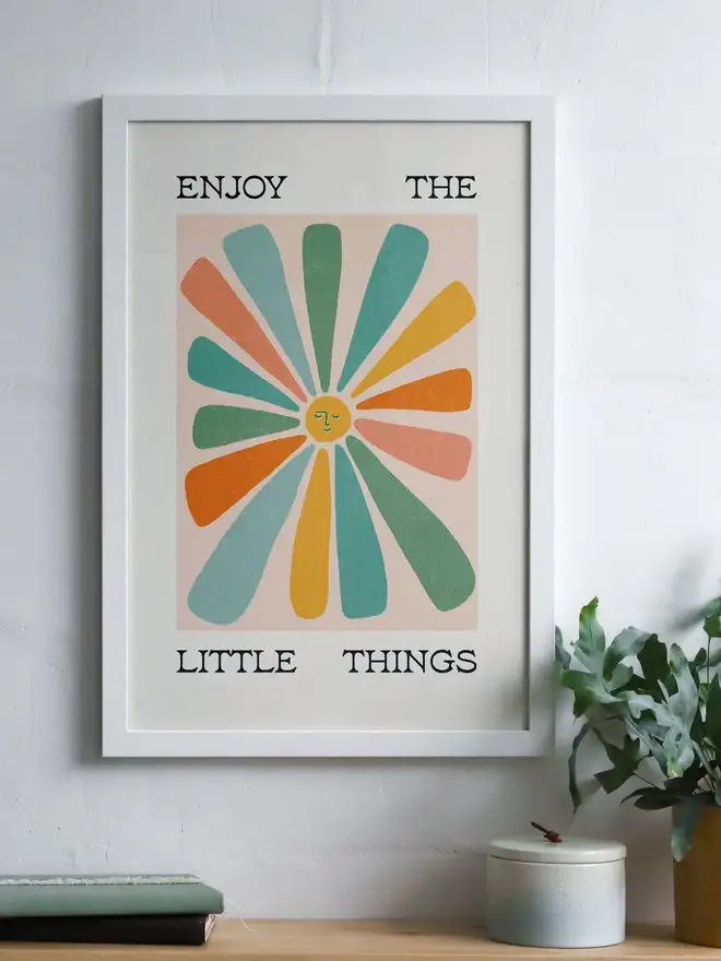 Enjoy The Little Things Giclee Print by Roam Home Co