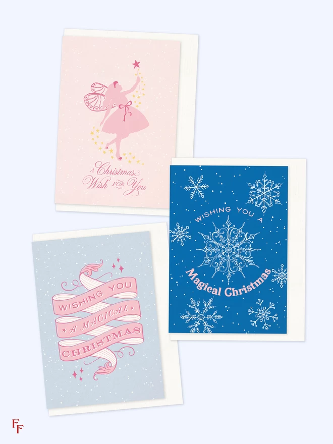 Pack of 3 Florialice X Flora Fricker Christmas Cards