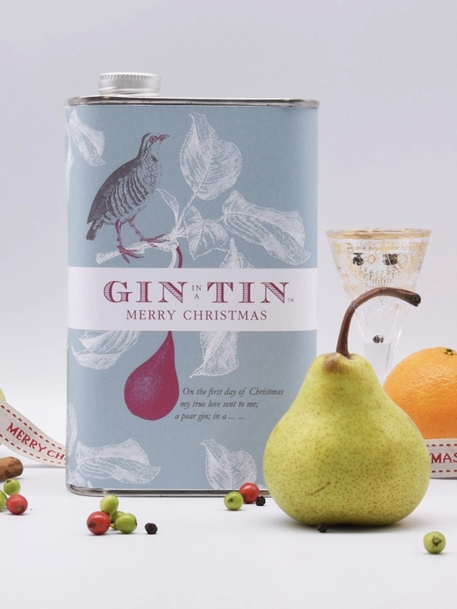 Gin In A Tin - London Dry, Packham Pear, Cinnamon And Orang