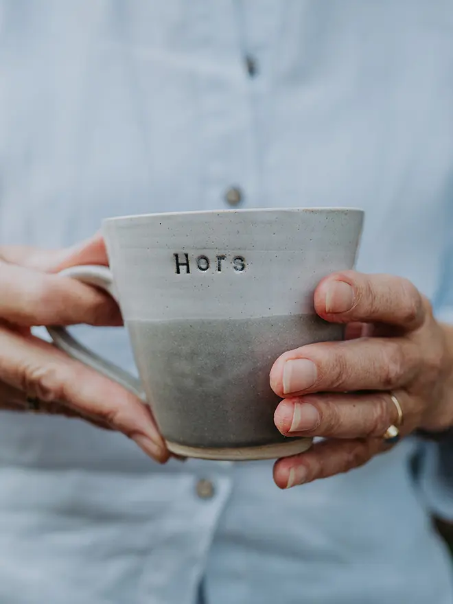His & Hers ceramic personalised mug