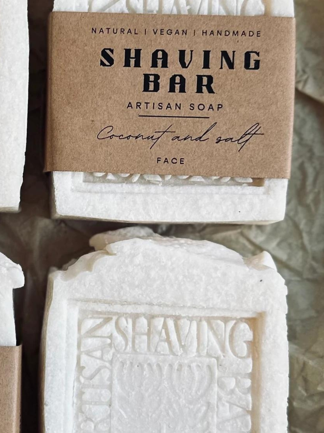 handmade vegan shaving bar