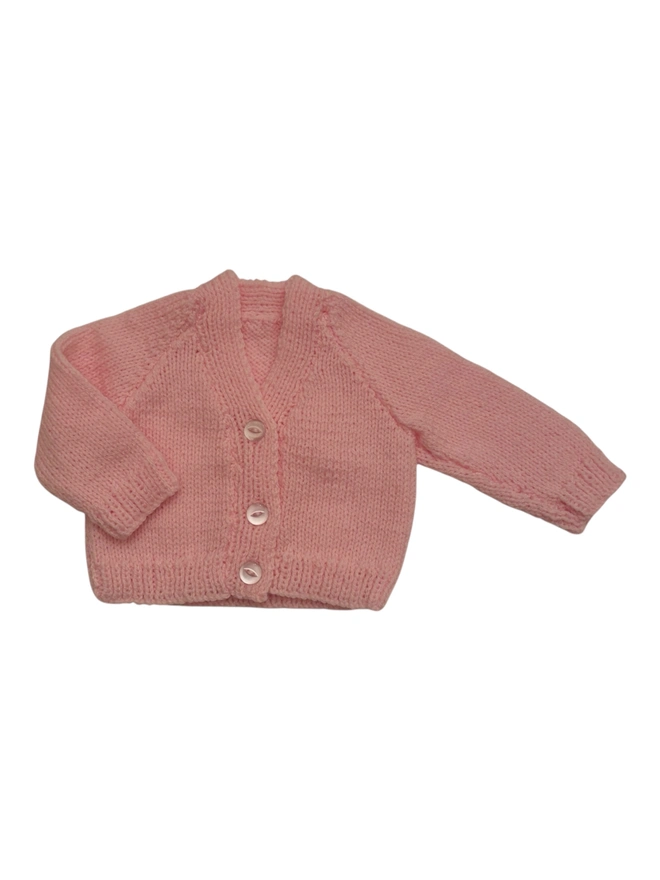 blank Baby Cardigans on white background