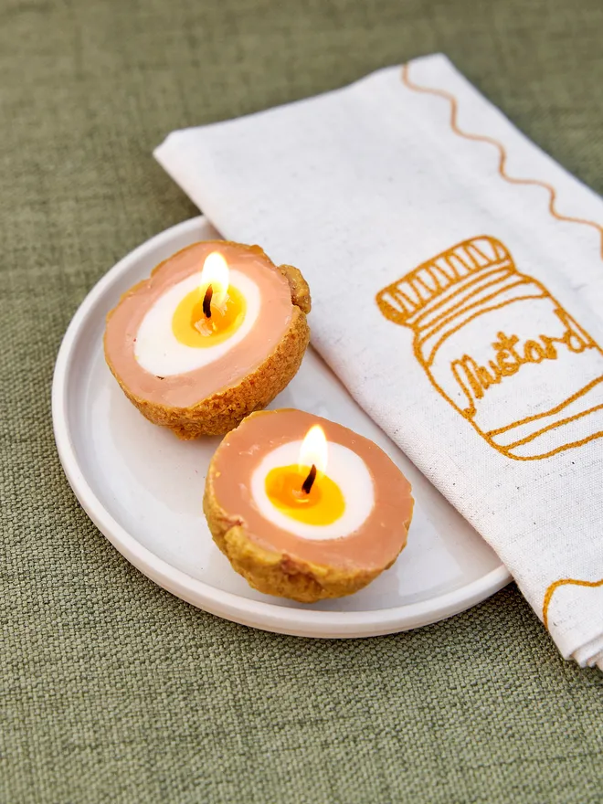 Scotch egg candles