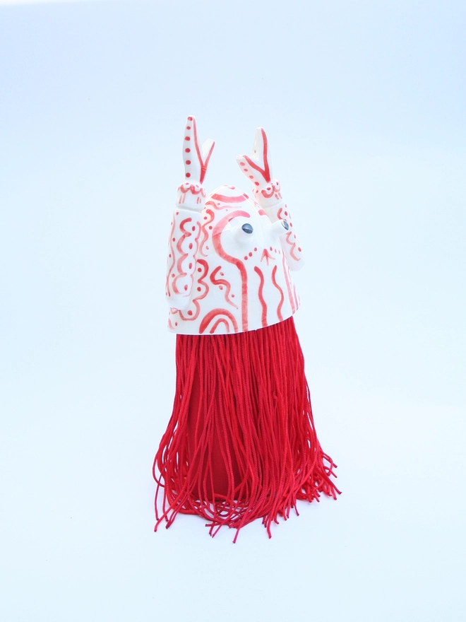 handmade ceramic lobster wall hanging 