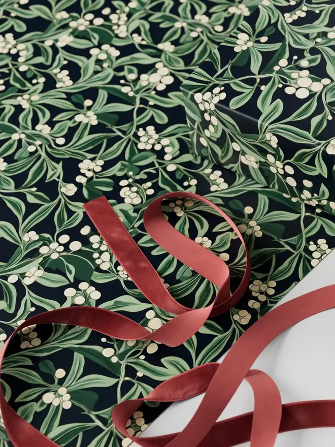 Mistletoe Wrapping Paper 