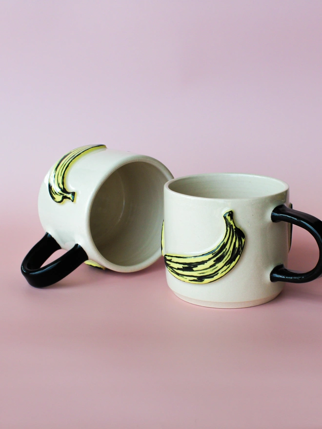 Handmade Ceramic Banana Mug 