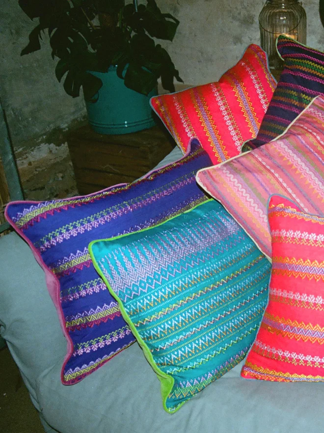 Myanmar Acheik Cushions