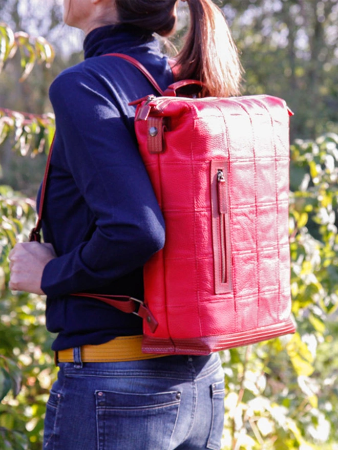 Leather Backpack