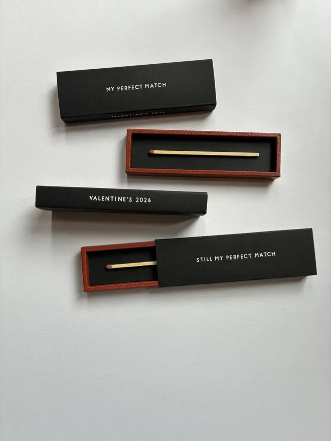 Personalised Handmade Perfect Match Valentine's Love Token Gift