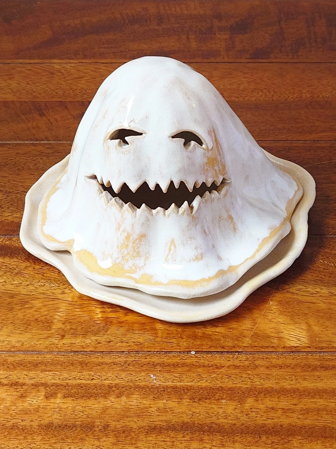 Halloween Ghost Tea Light Candle Lantern