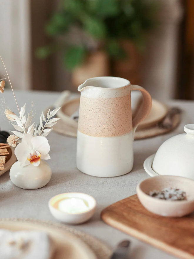 large clevedon table jug