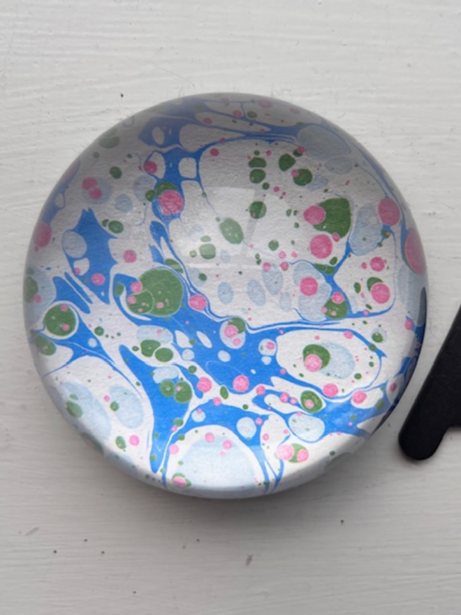 Large Paperweight. A paperweight in A.