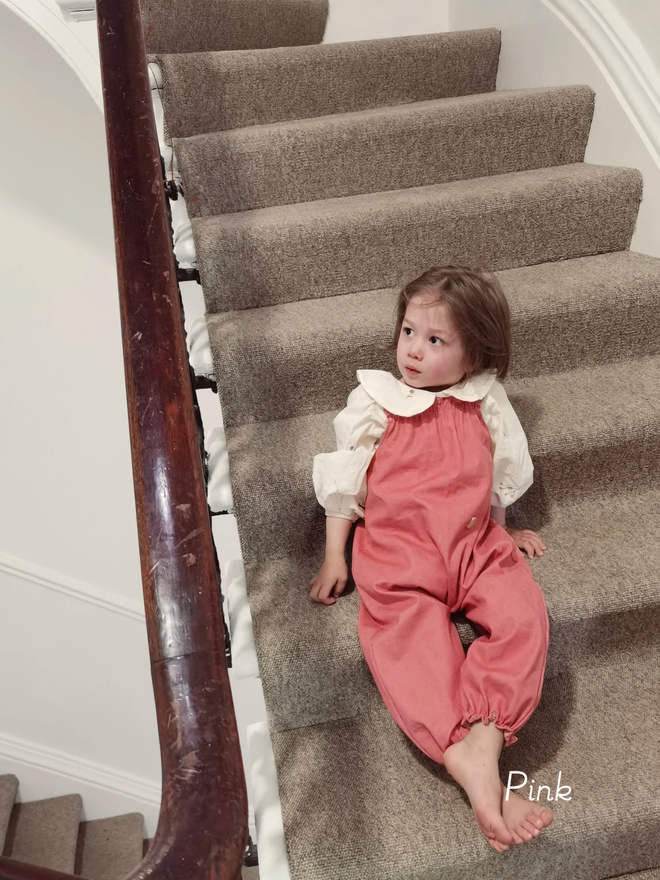 Kids' Organic Cotton Denim Dungarees