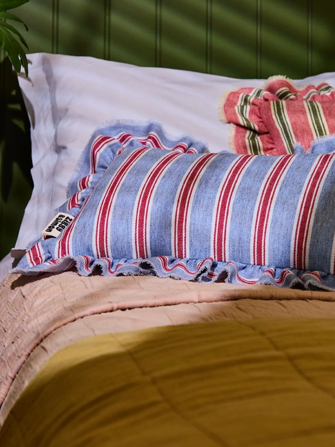 Blue Raspberry Cushion. A cushion in Blue Raspberry