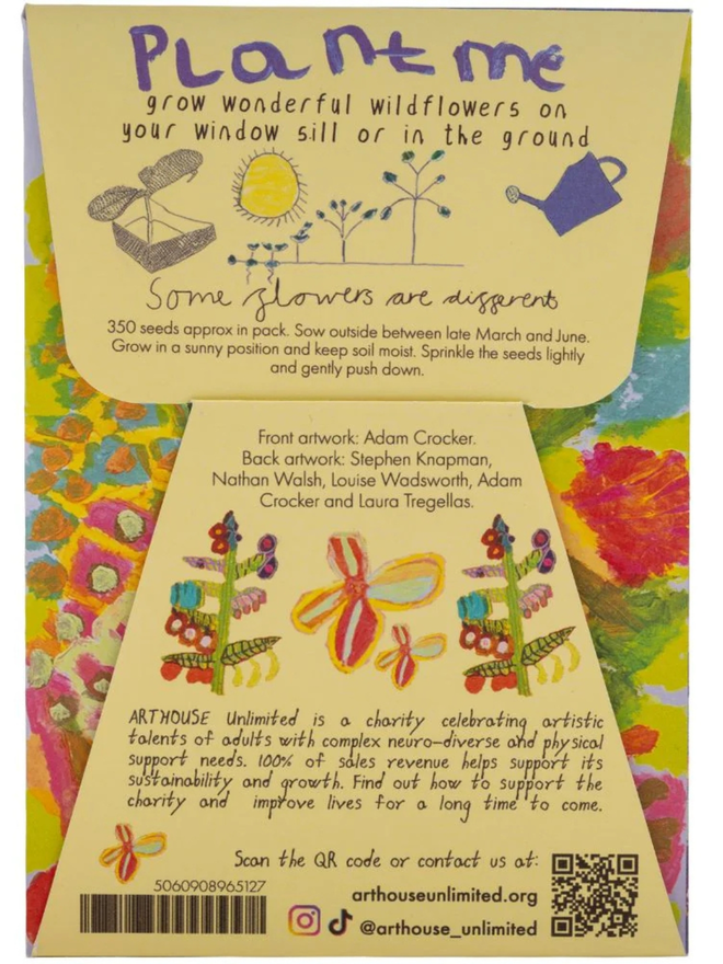 Wildflower seed packet