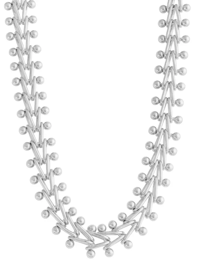 Loel Silver Deco Chain Necklace