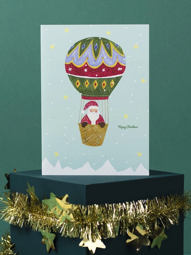 santa xmas card
