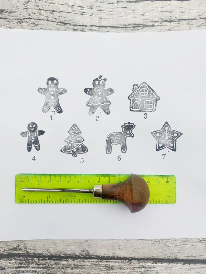 gingerbread man stamps