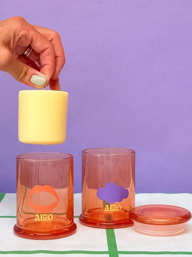 Candle refills for mini candles