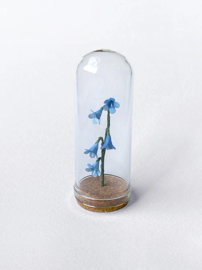  Handmade Mini Blue Bell Dome