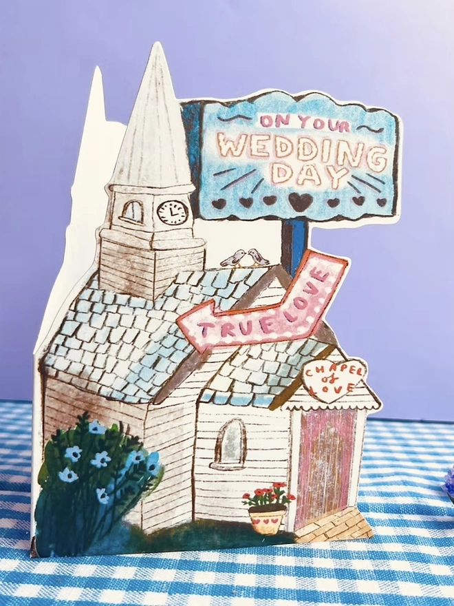 Wedding Chapel Card
