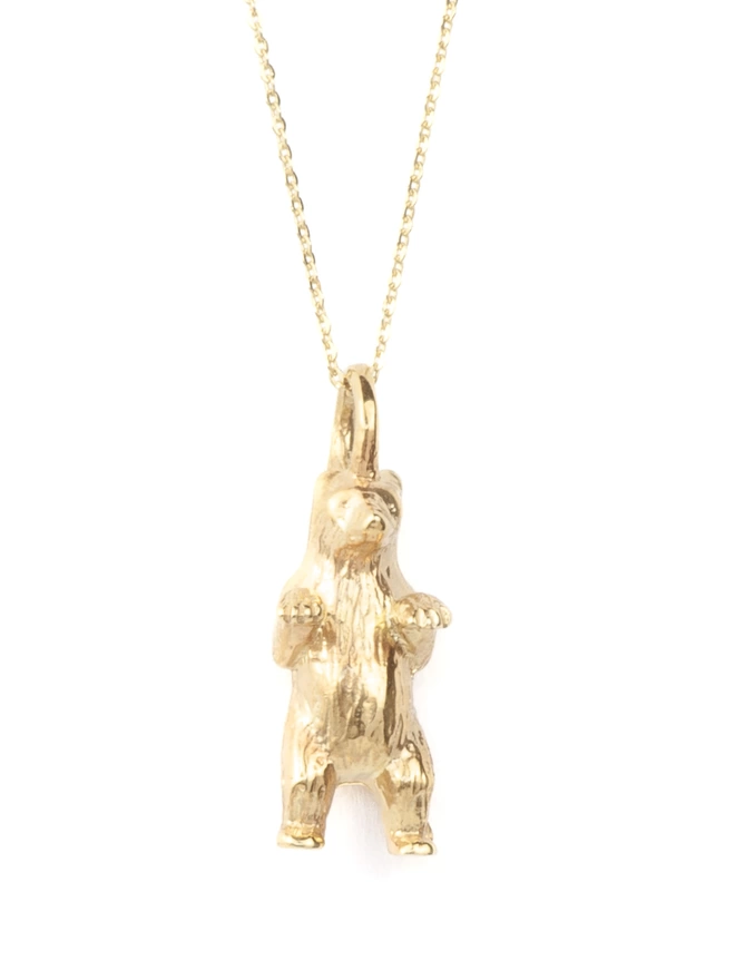 Mama 9ct Gold Bear Necklace 