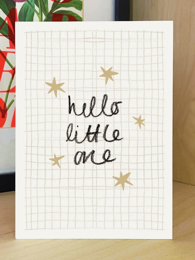 'Hello Little One' New Baby Card