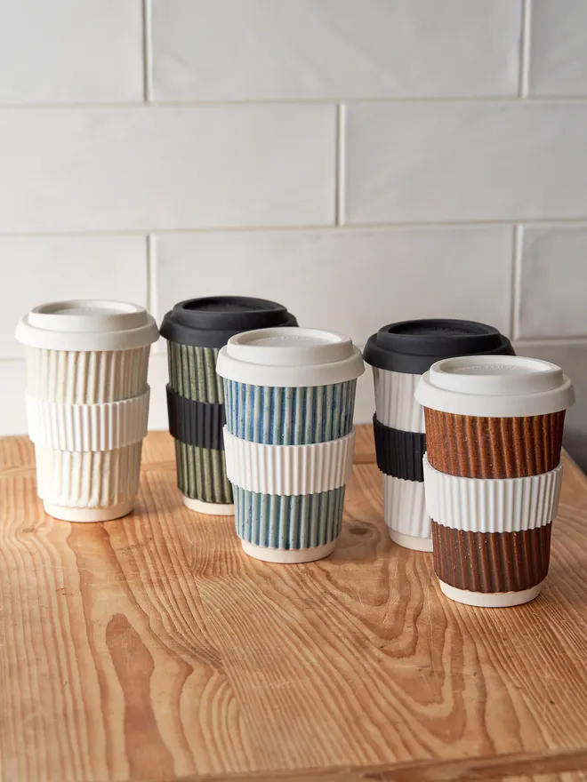 Ceramic coffee cup