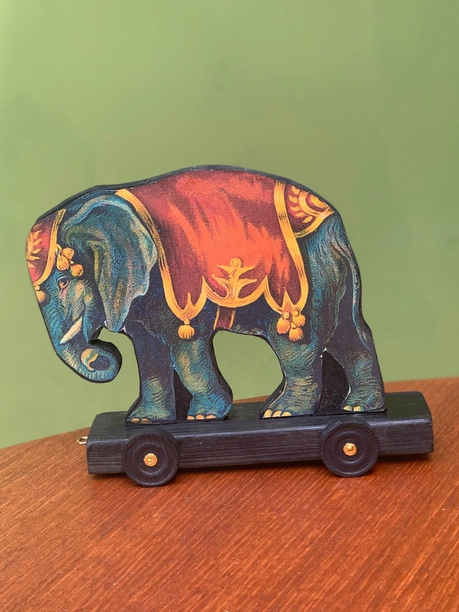 Circus Elephant On Wheels