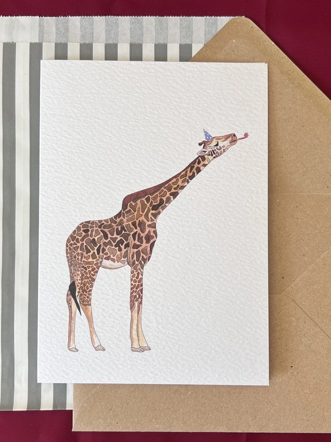 giraffe card