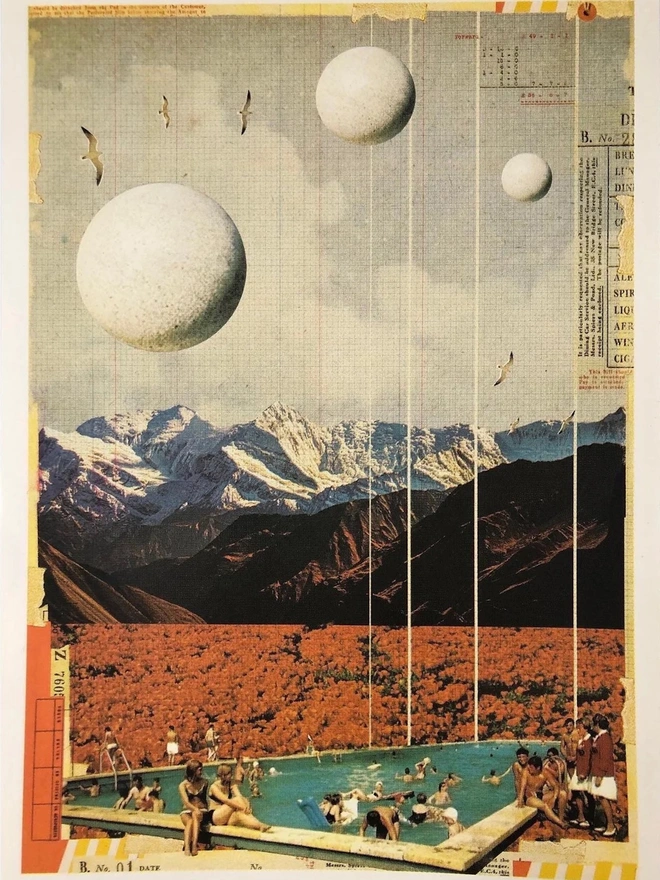Red Valley Swim Screenprint