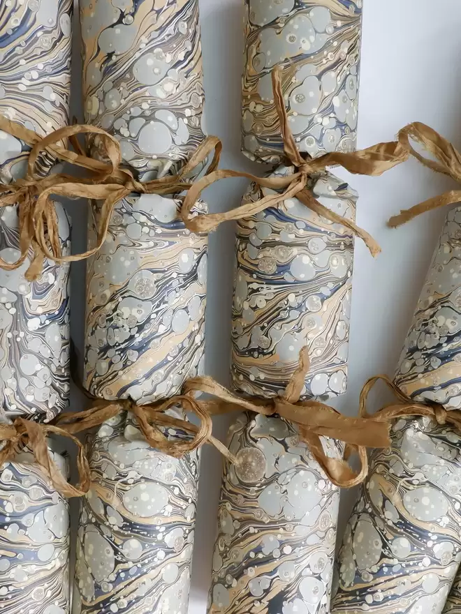 Earthed toned Christmas crackers - to be filled 