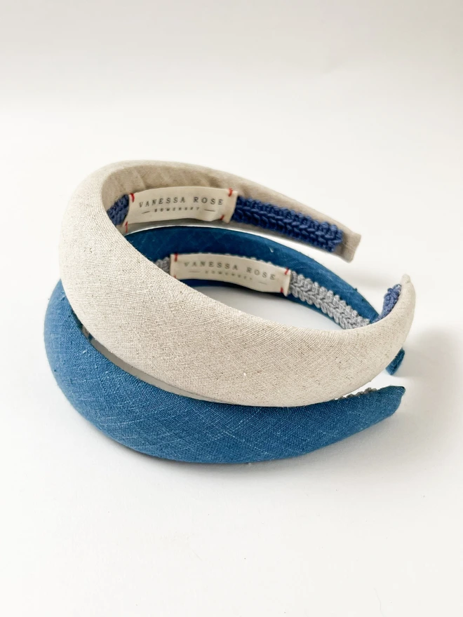 neutral padded headband for women