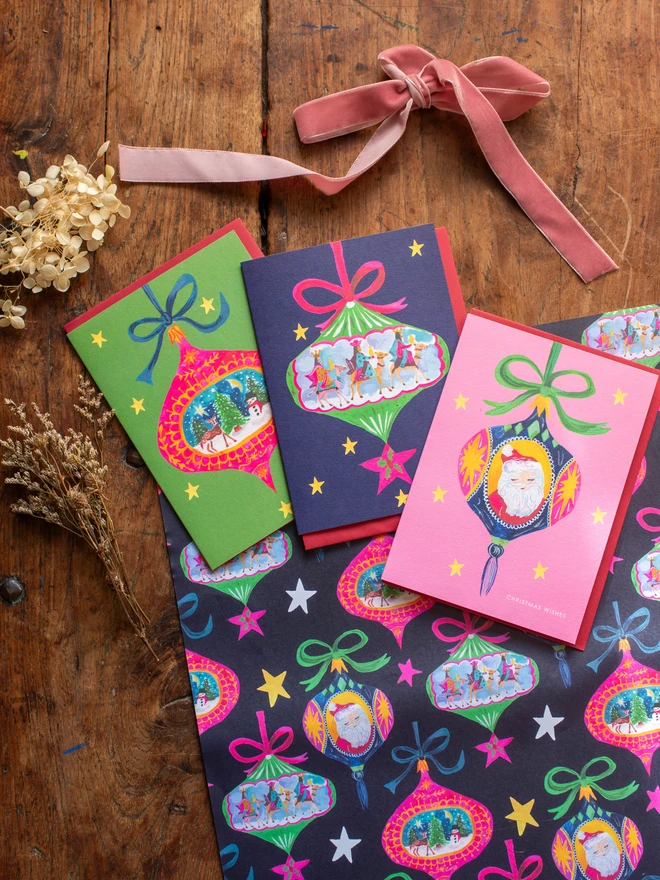 vintage christmas wrap