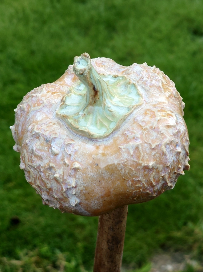 Pumpkin cane topper home decor