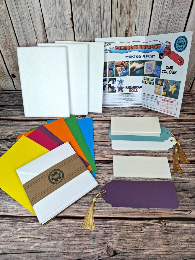 Poly block printing kit