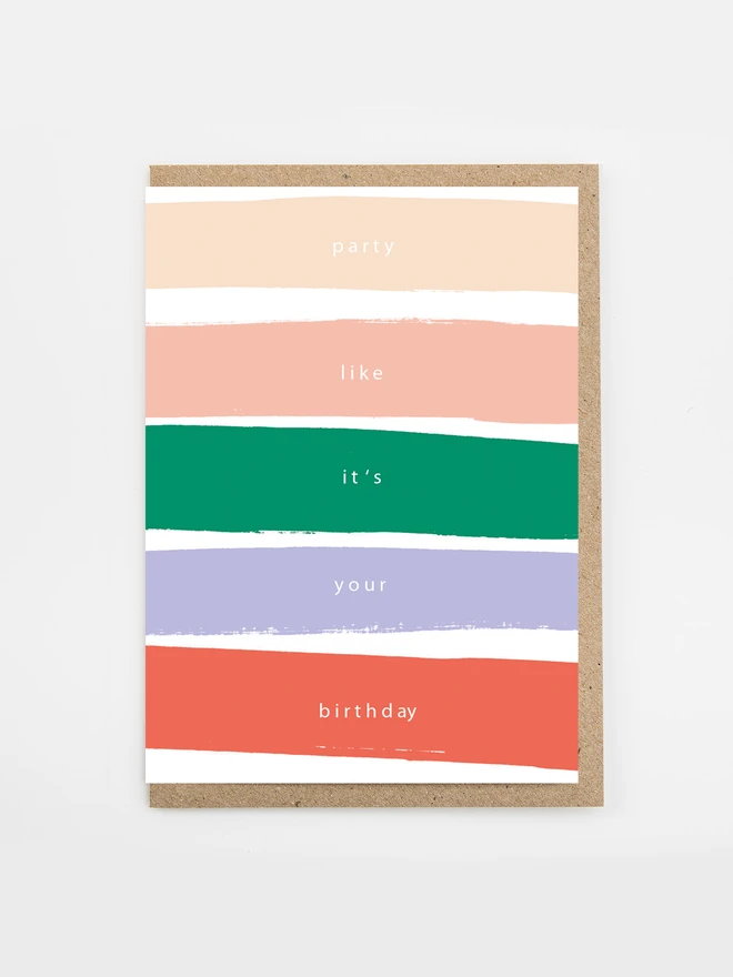 party like it's your birthday card