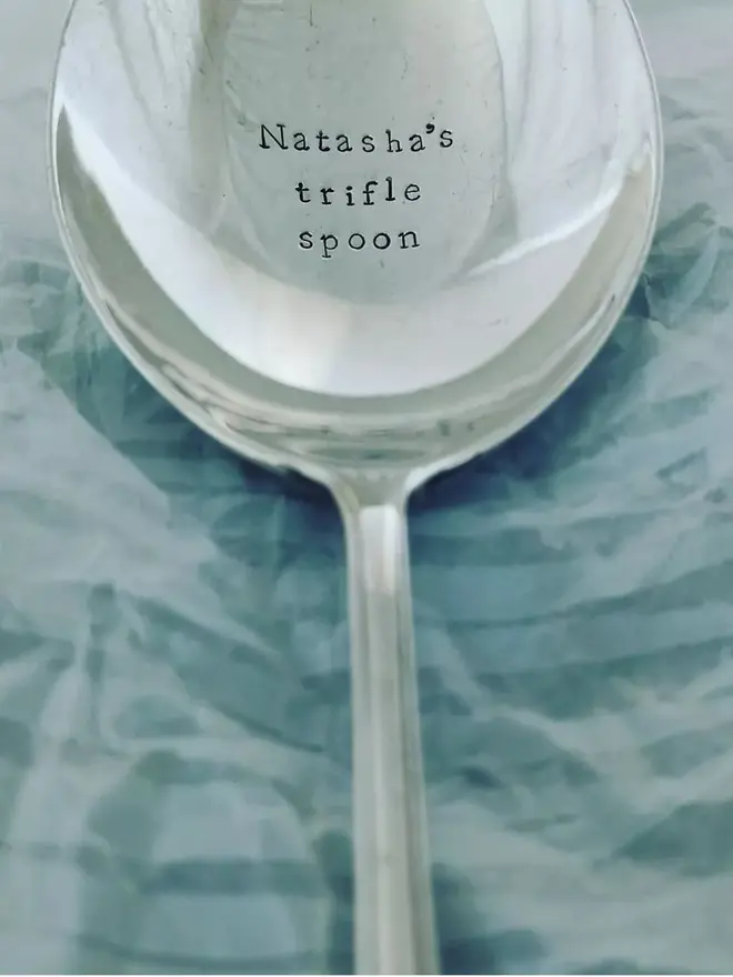 Personalised Dessert Serving Spoon