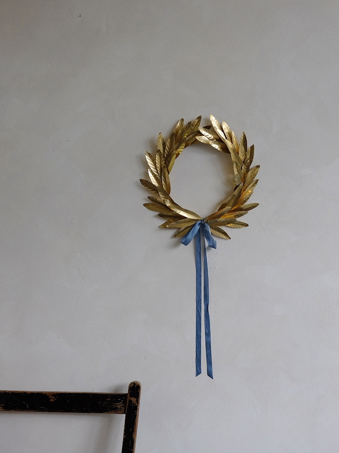 Regular Brass Laurel Wreath