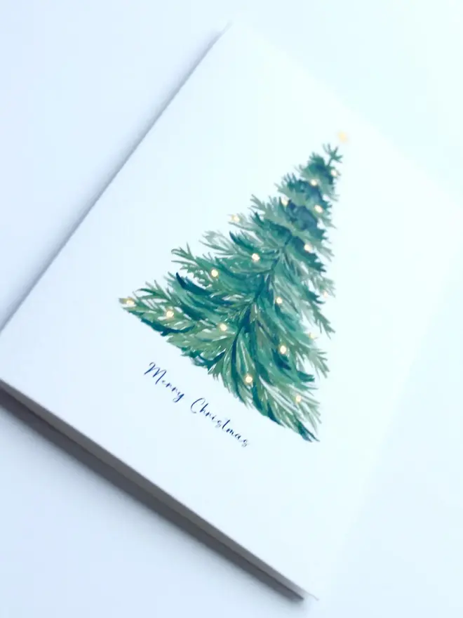 Christmas Tree Greeting Card 